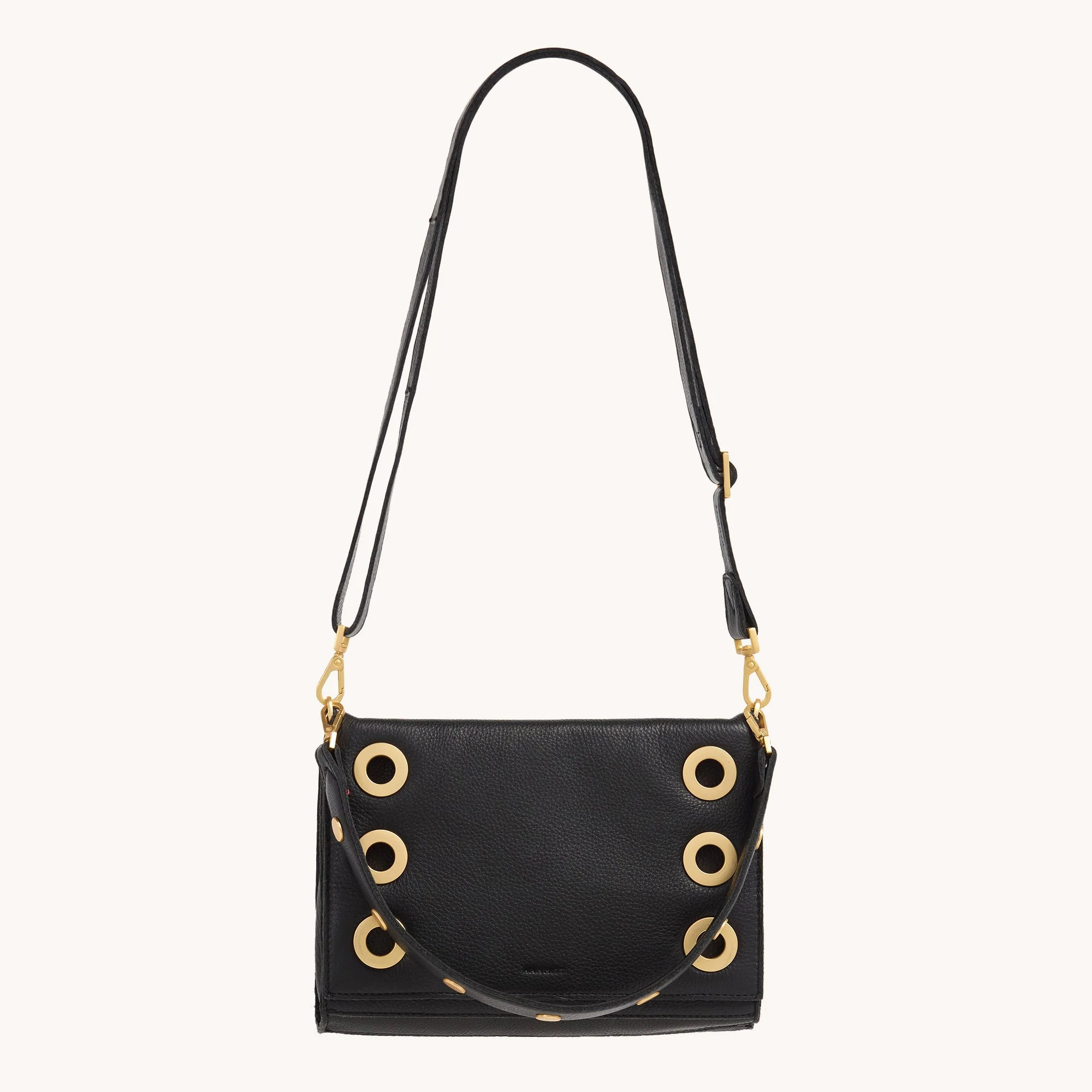 Montana Clutch | Black/Brushed Gold | Sml - Image 7