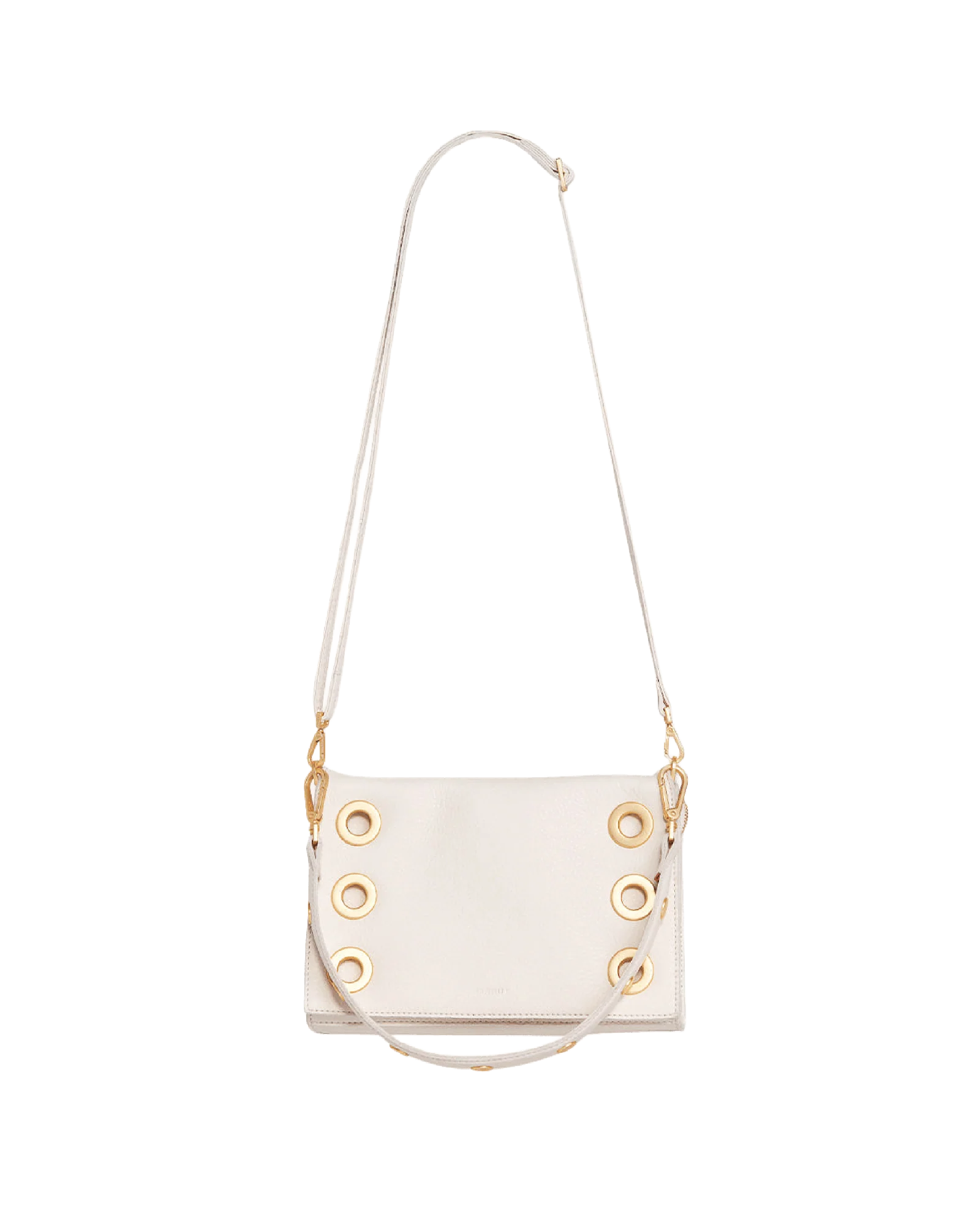 Montana Clutch | Calla Lily White/Brushed Gold | Sml - Image 4