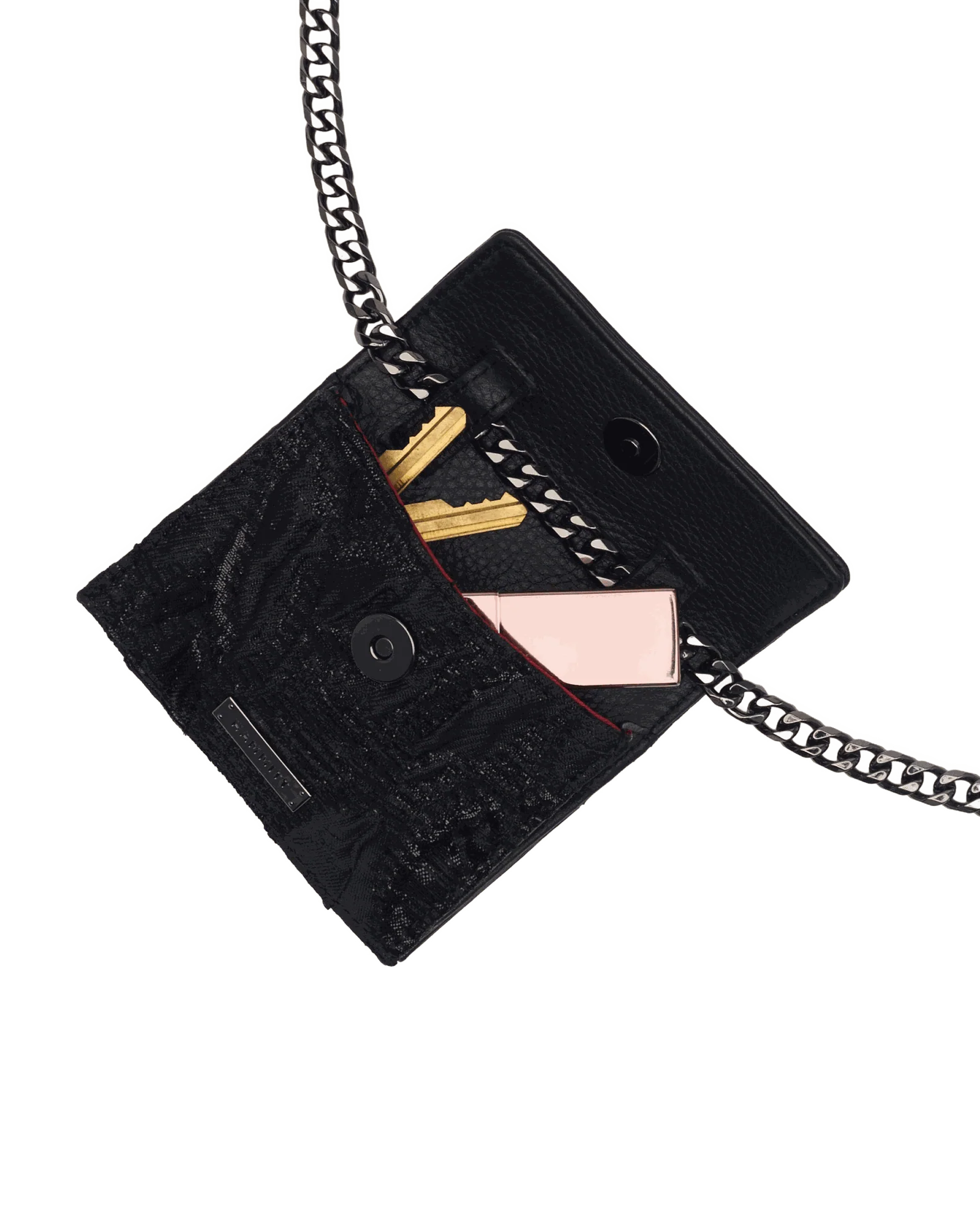 Montana Pendant | Midnight Marquise/Gunmetal - Image 2
