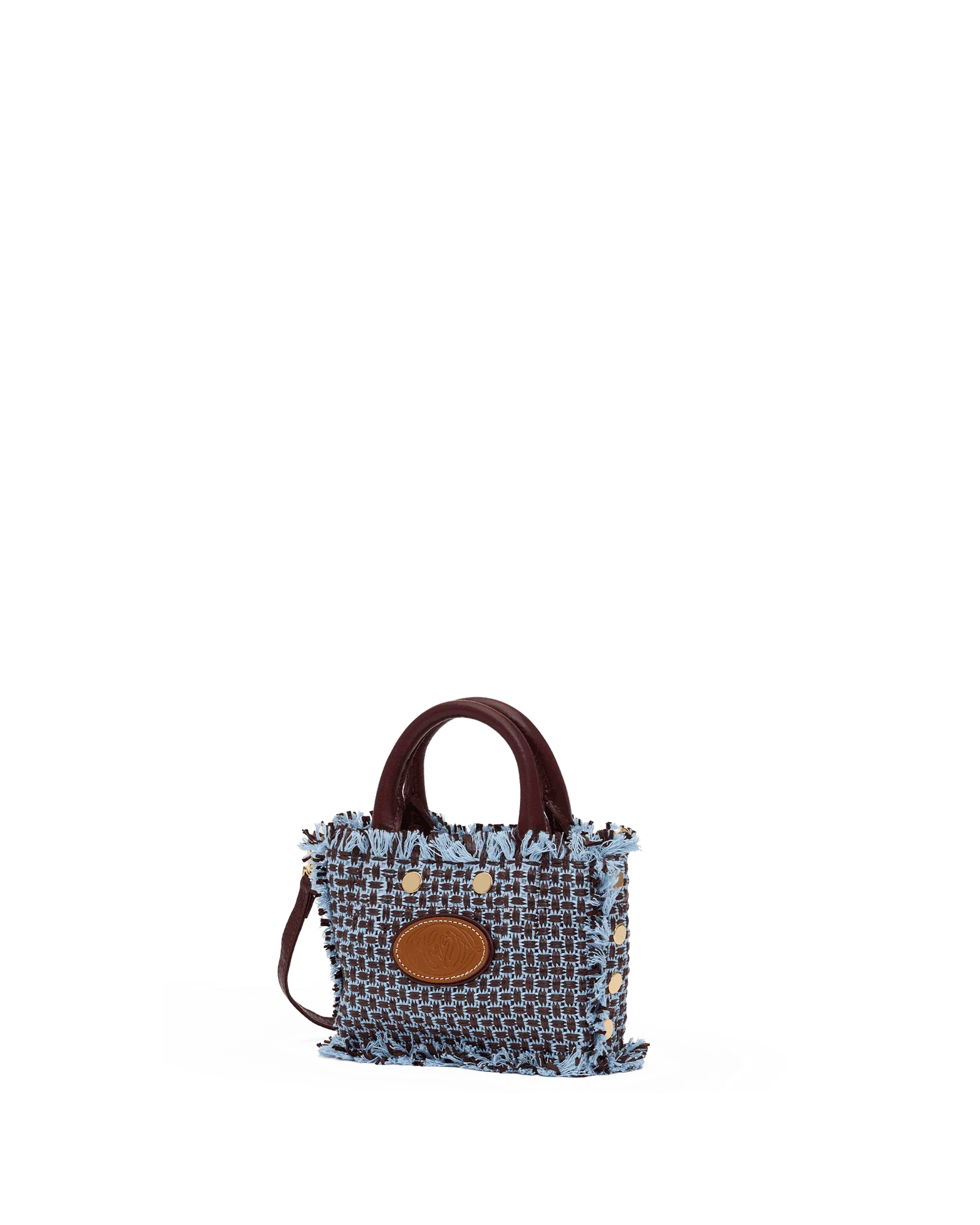 Olympia Tote | Blueberry Sorbet/Gold | Mini - Image 7