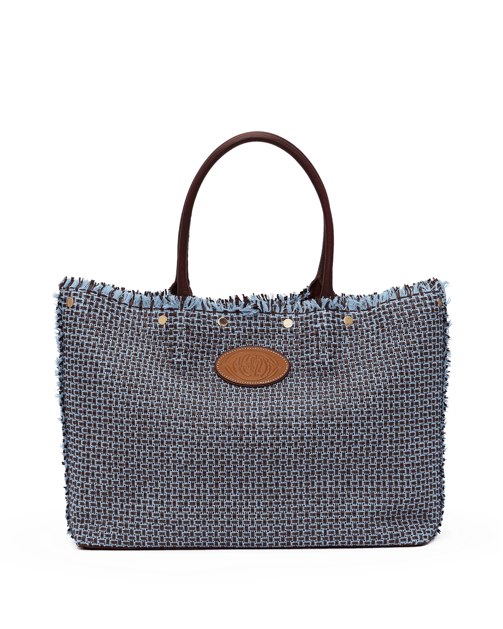 Olympia Tote | Blueberry Sorbet/Gold