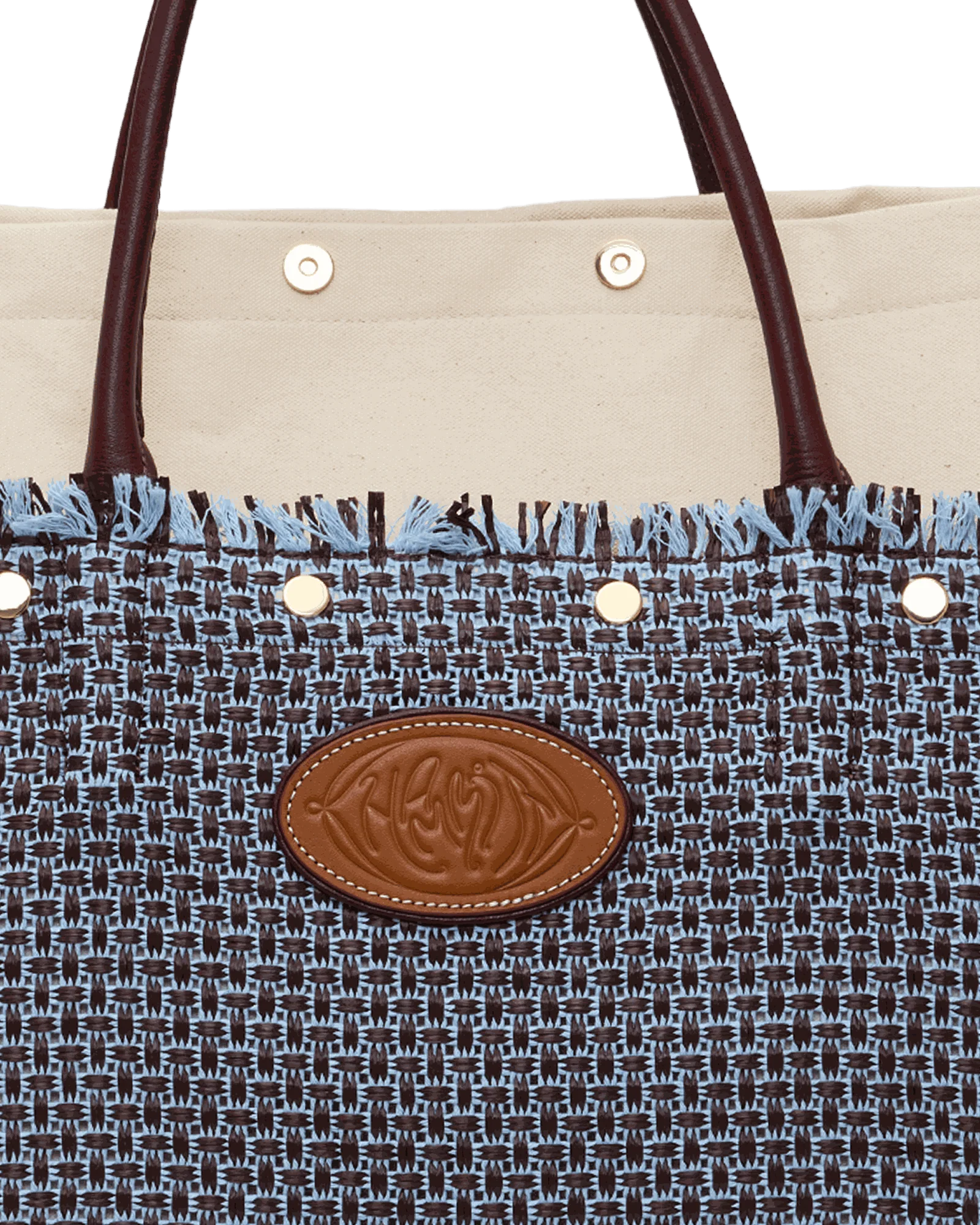 Olympia Tote | Blueberry Sorbet/Gold - Image 13