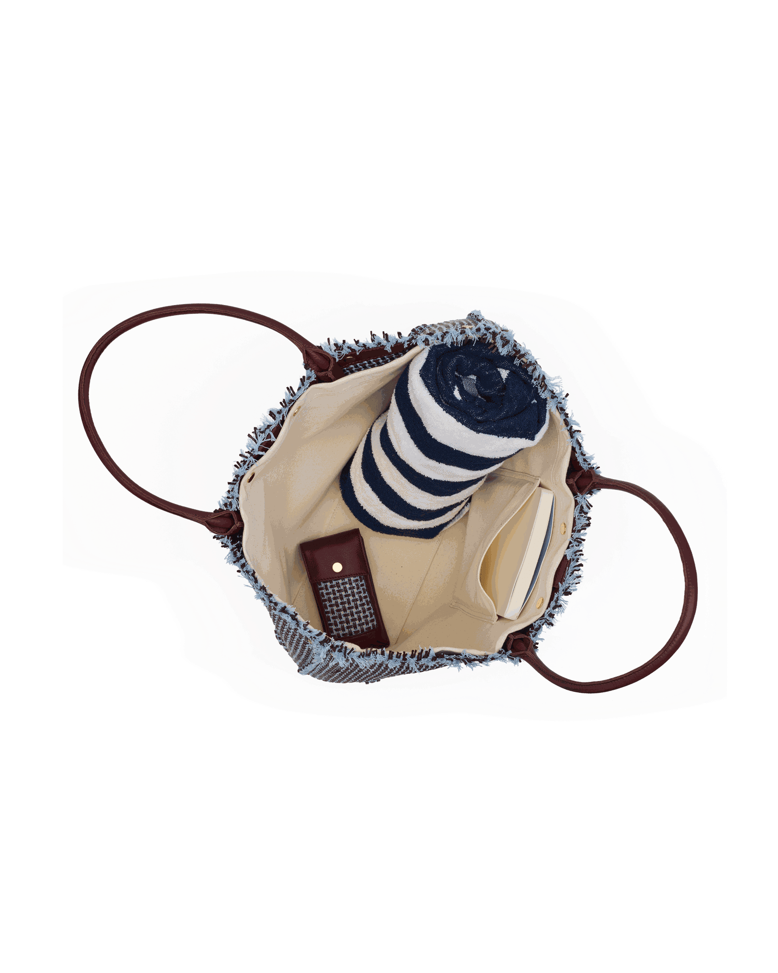 Olympia Tote | Blueberry Sorbet/Gold - Image 3