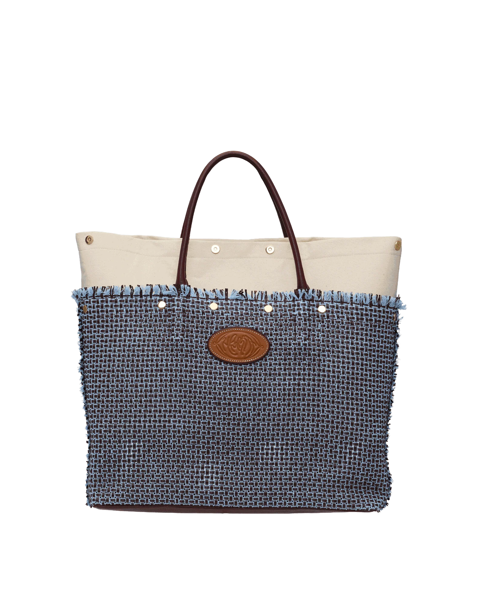 Olympia Tote | Blueberry Sorbet/Gold - Image 8