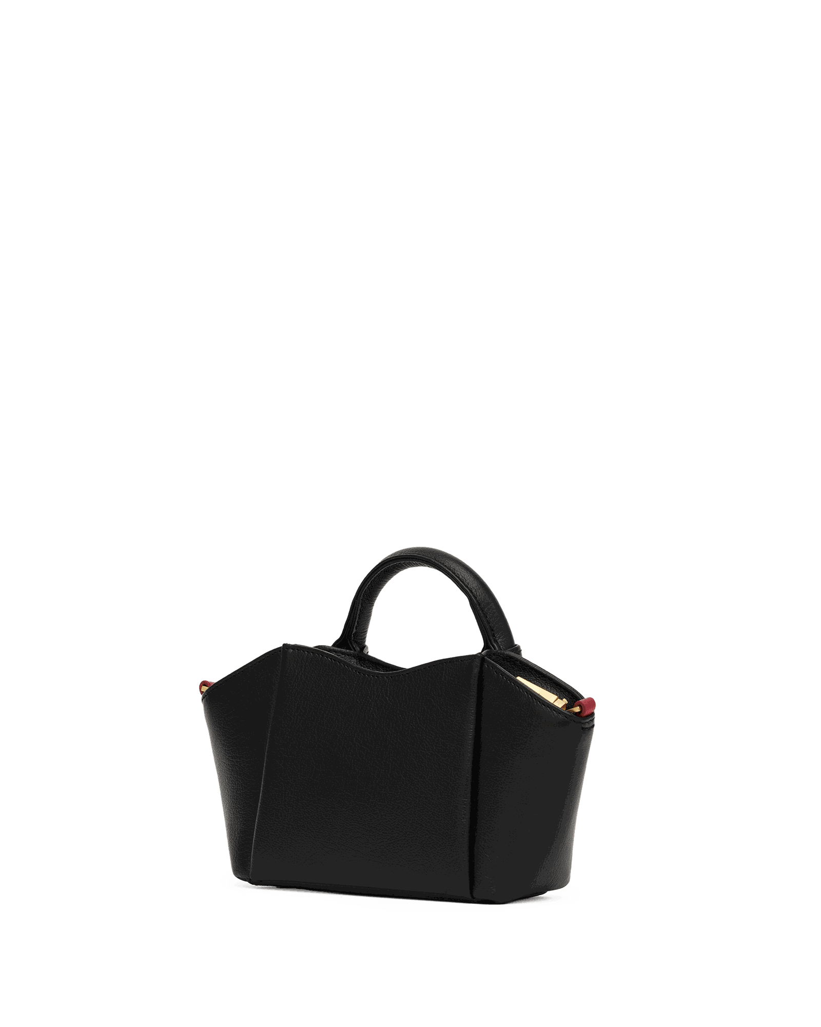 Paul | Black Press/Brushed Gold Red Zip | Mini - Image 11