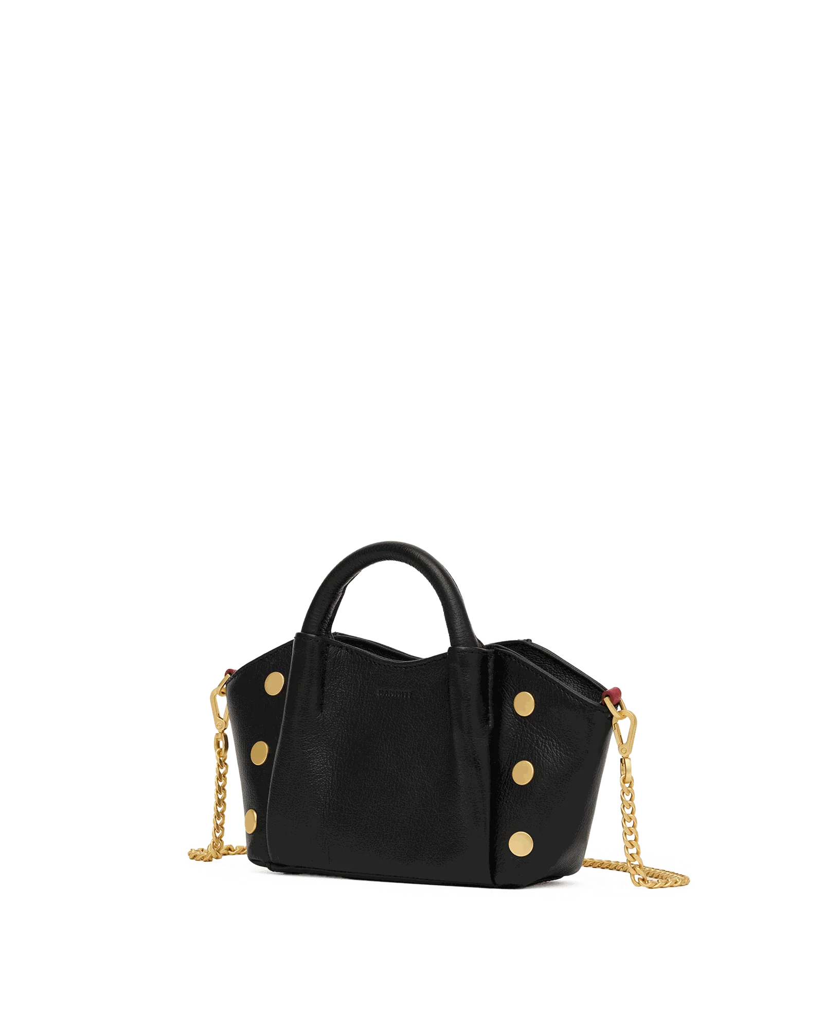 Paul | Black Press/Brushed Gold Red Zip | Mini - Image 8