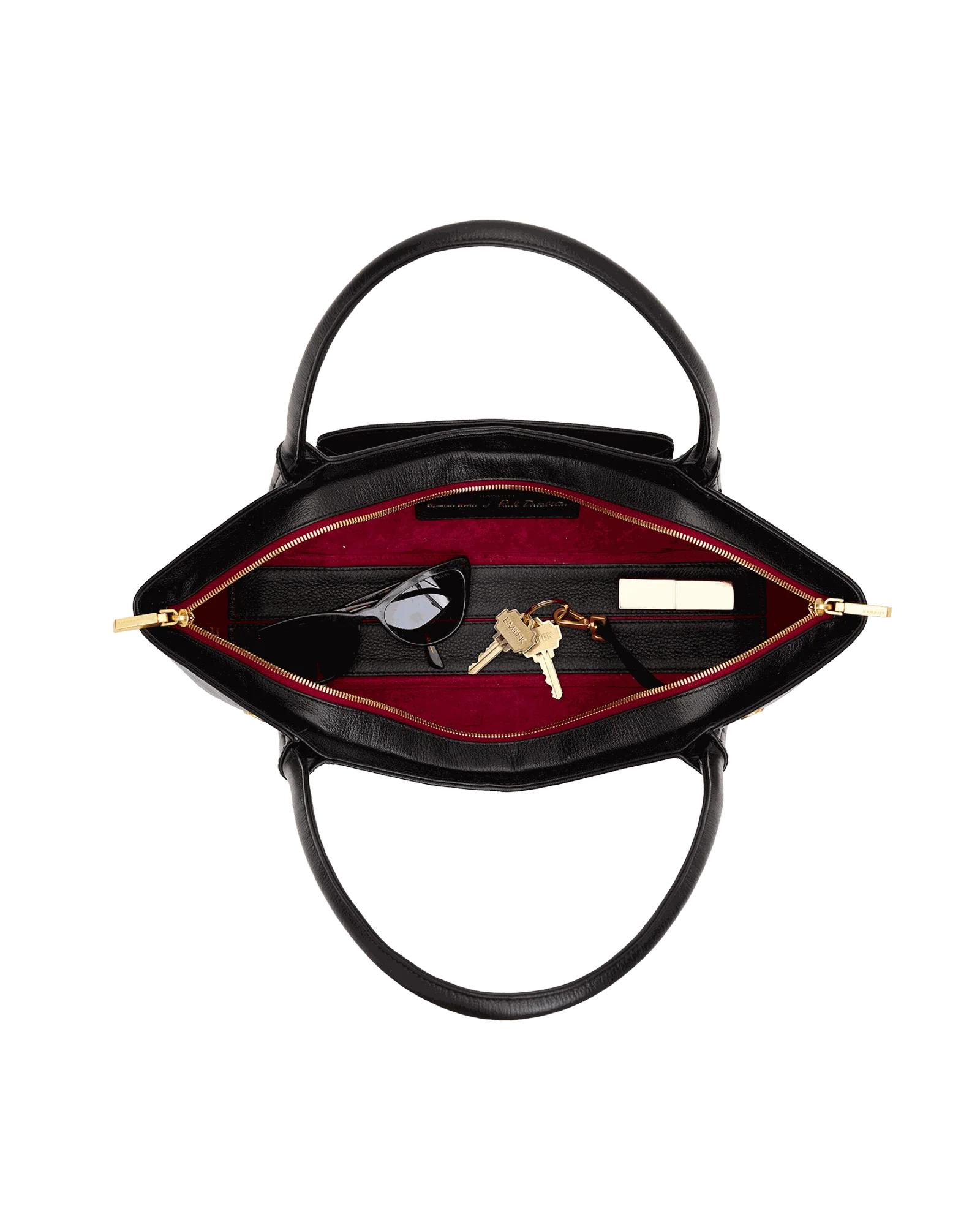 Paul Short | Black Press/Brushed Gold Red Zip - Image 2