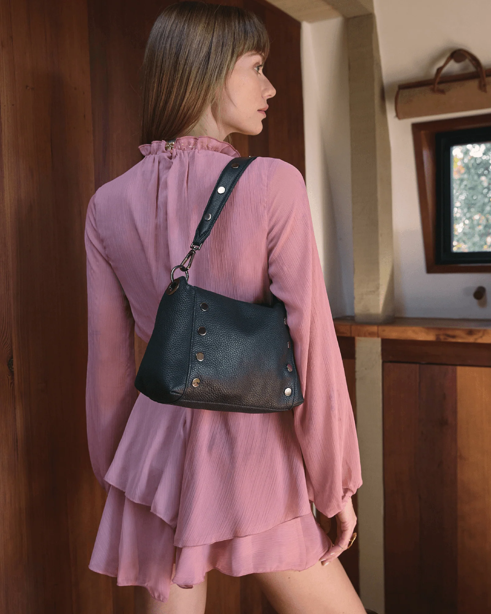 Riveted Shoulder Strap | Black/Gunmetal - Image 3