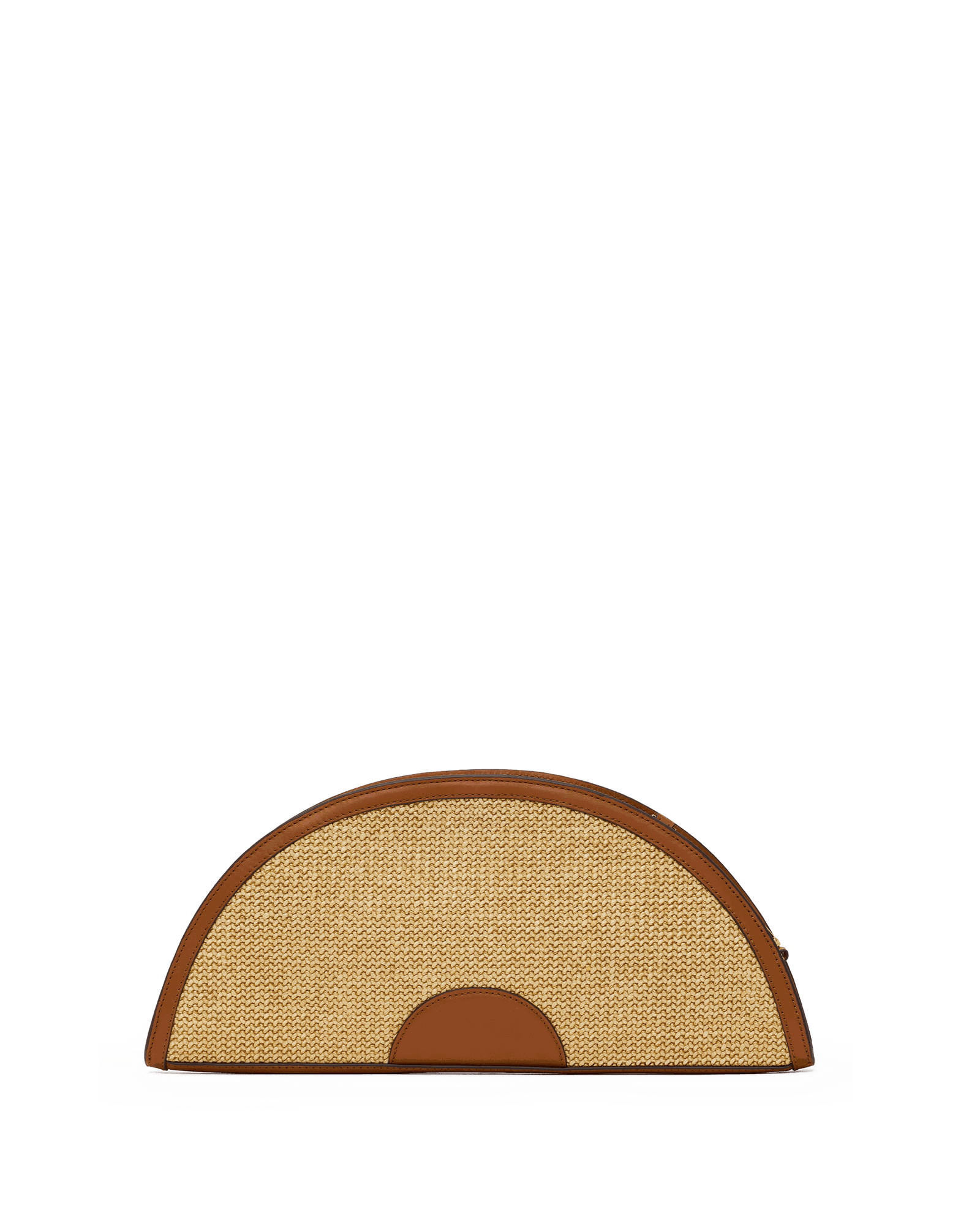 Shelley Clutch | Cocoa Raffia/Gold - Image 4