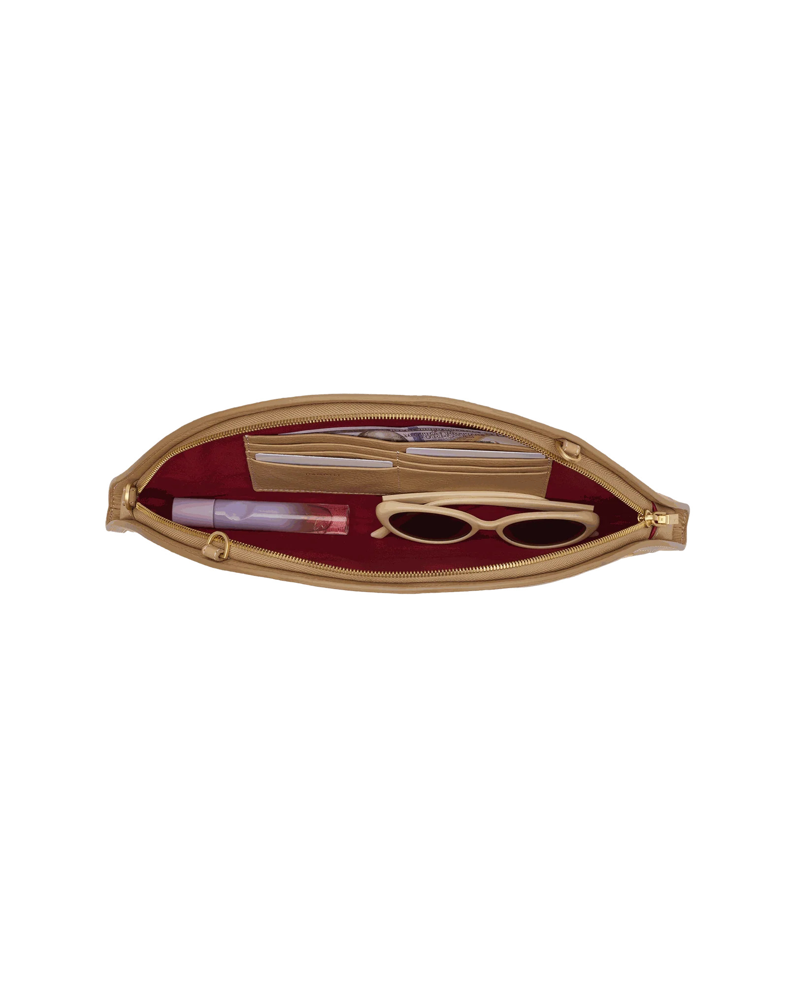 Shelley Clutch | Toasty Sand/Brushed Gold - Image 4