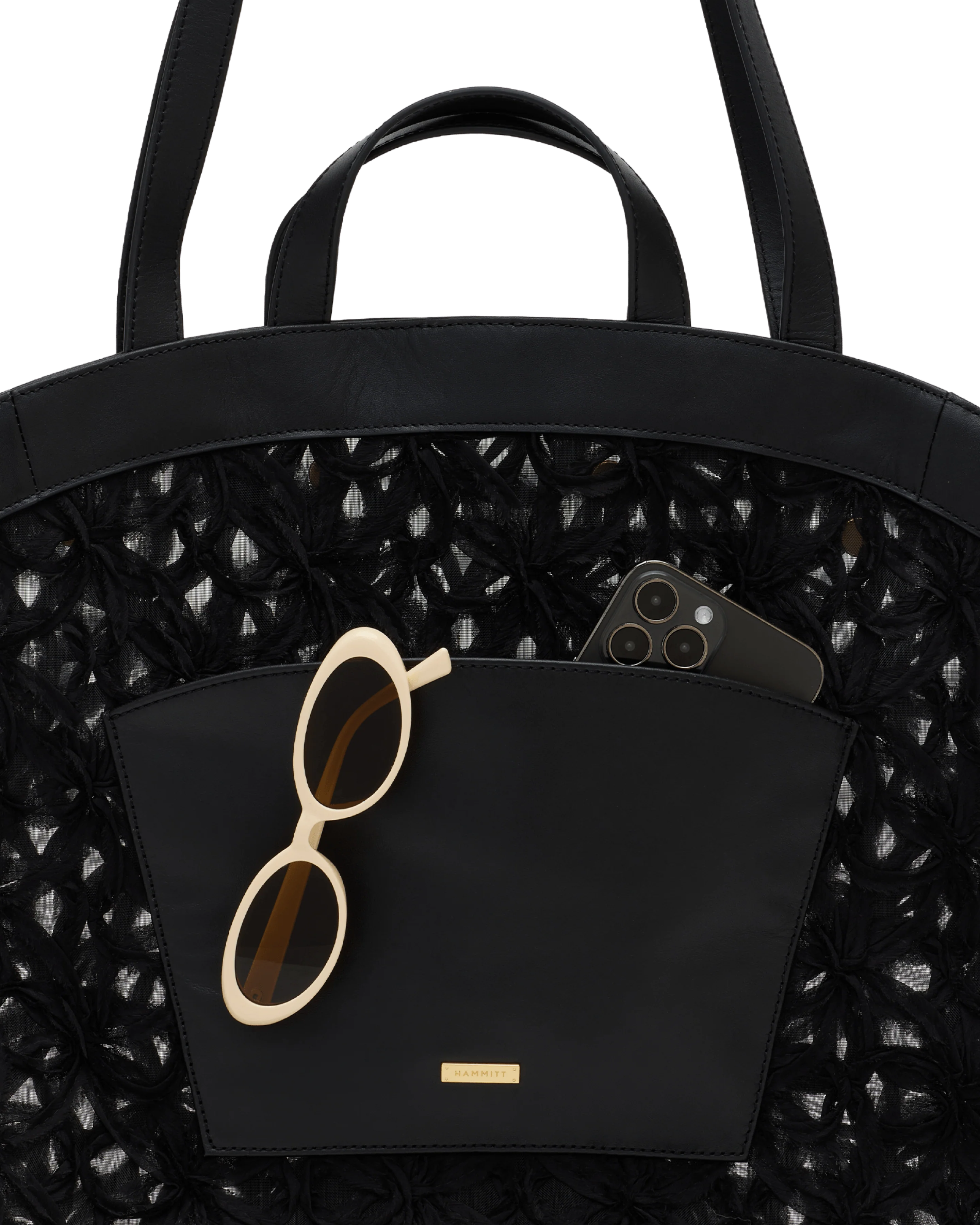 Shelley Resort Tote | Midsummer Night/Brushed Gold - Image 4