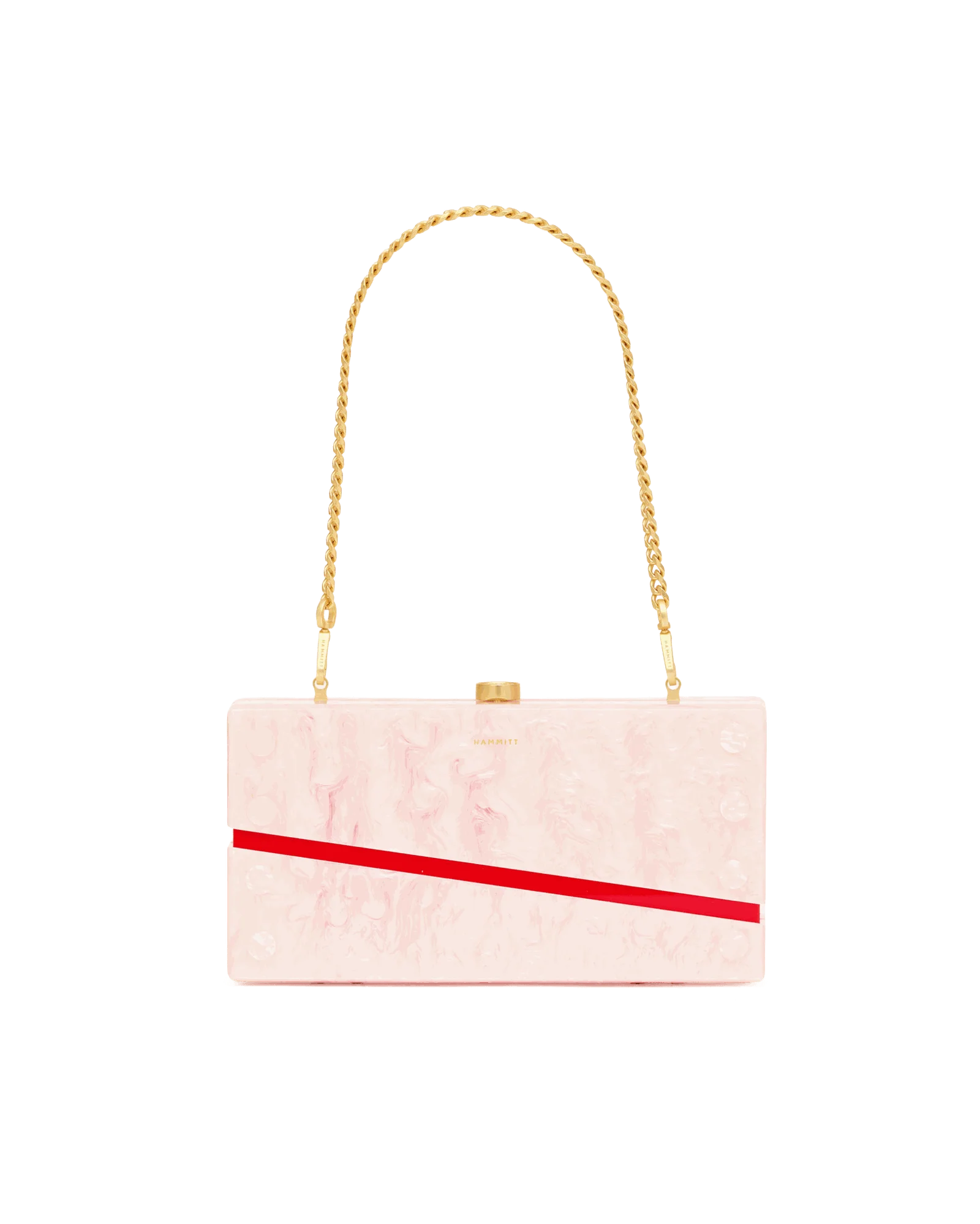 Soiree Clutch | Carrara Blush/Brushed Gold | Med - Image 11