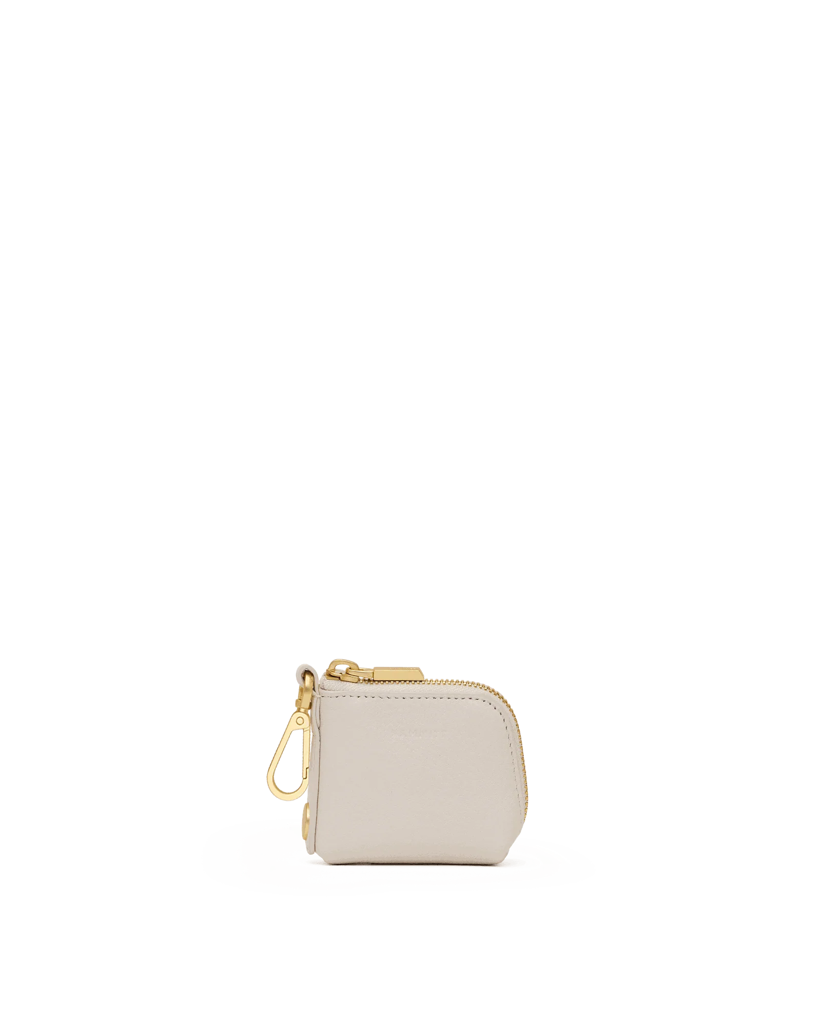 Syd Pouch | Calla Lily White/Brushed Gold