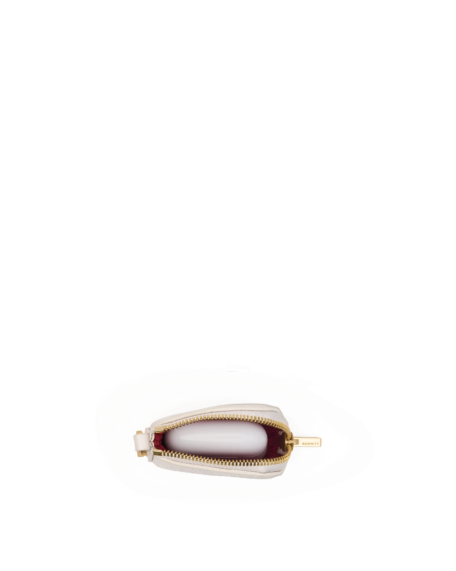 Syd Pouch | Calla Lily White/Brushed Gold - Image 3
