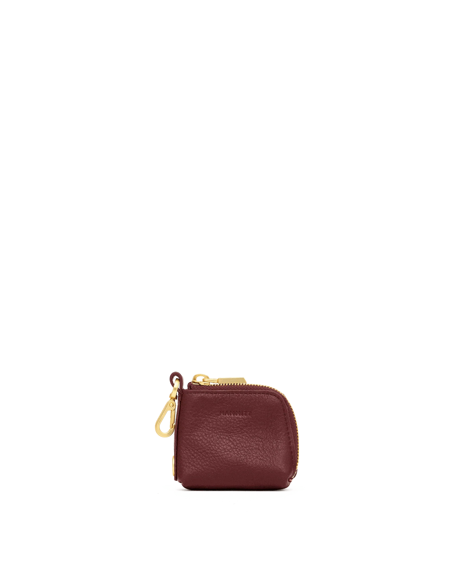Syd Pouch | Cherrywood Pebble/Brushed Gold
