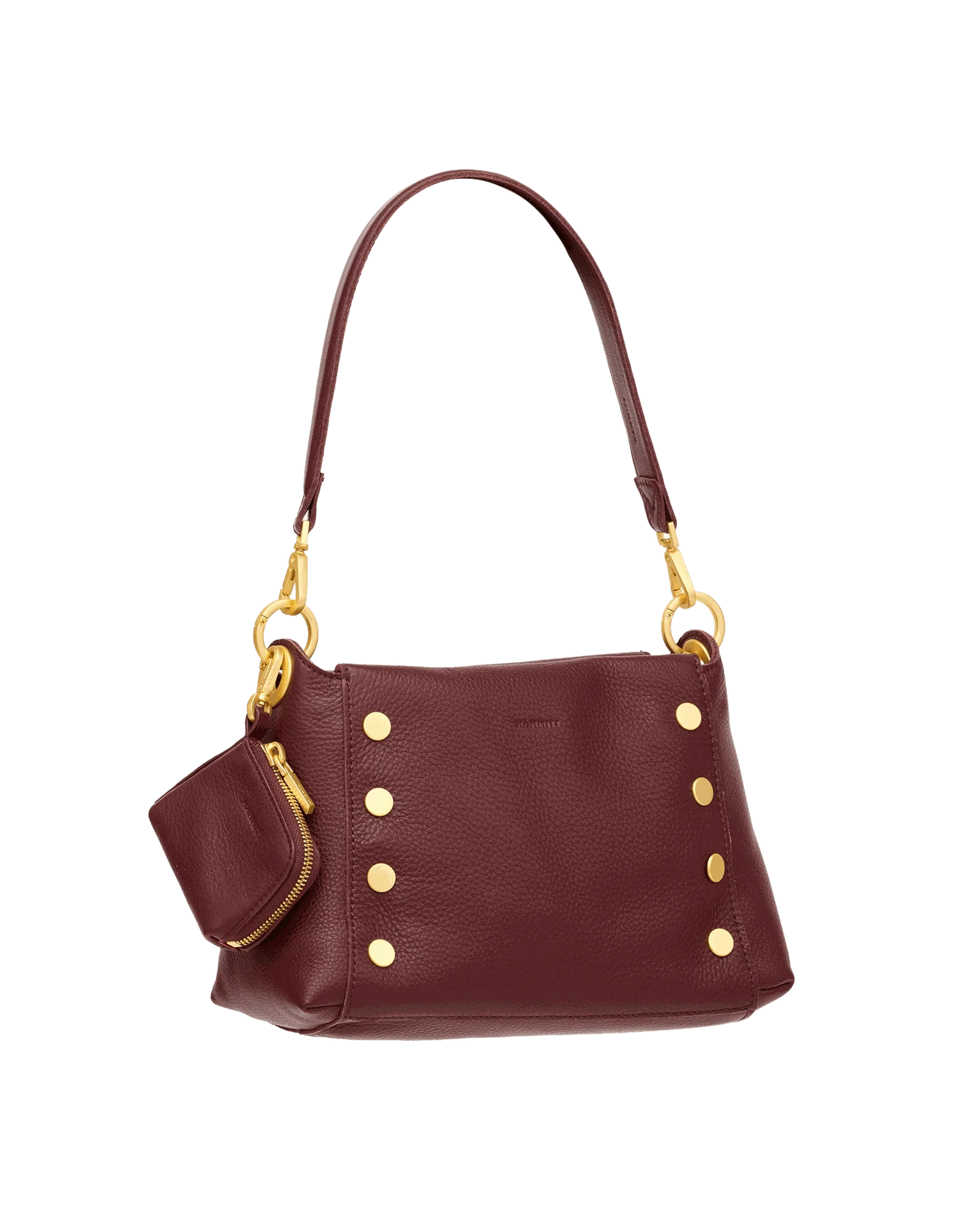 Syd Pouch | Cherrywood Pebble/Brushed Gold - Image 6