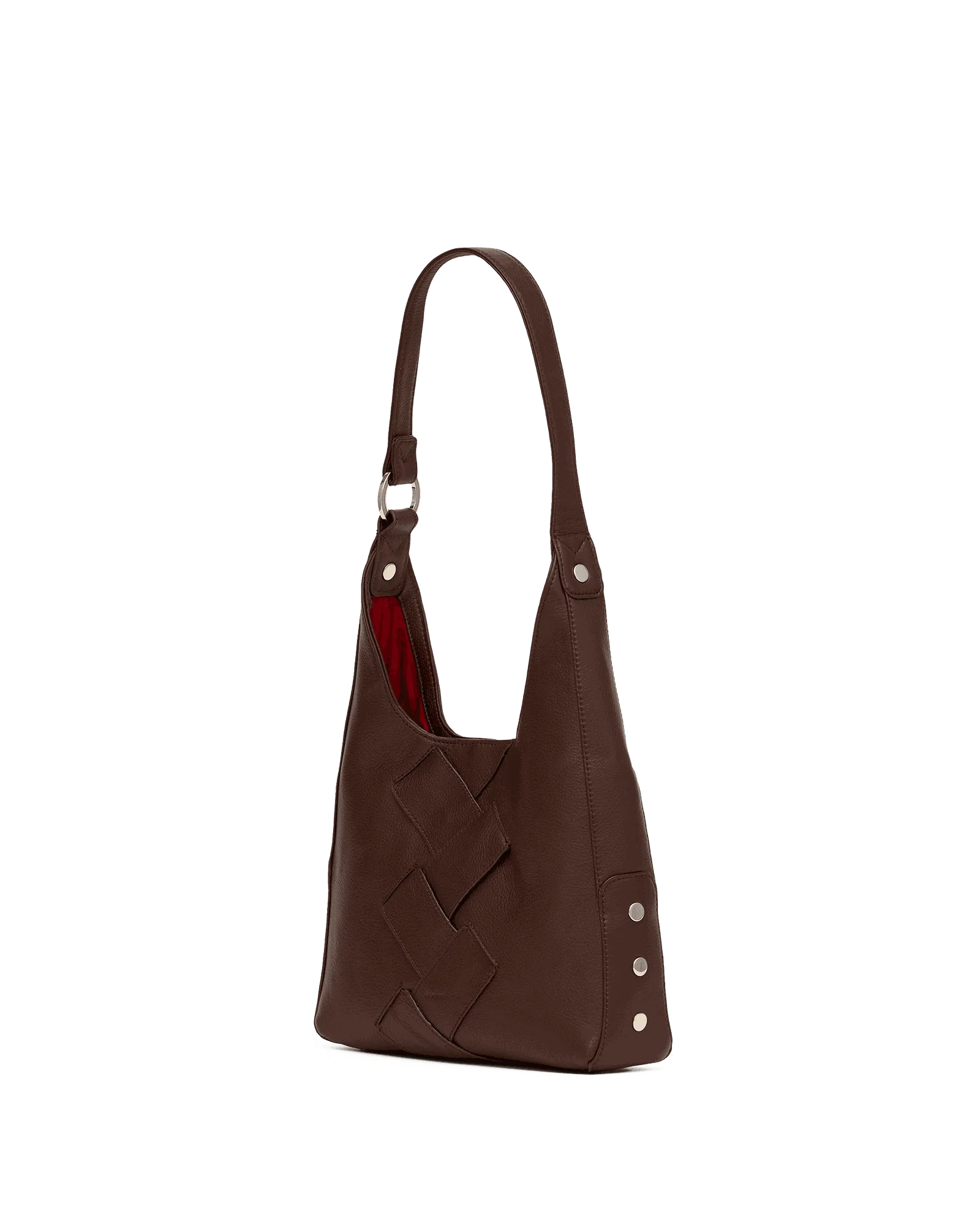 Tim | Espresso Pebble Weave/Silver | Med