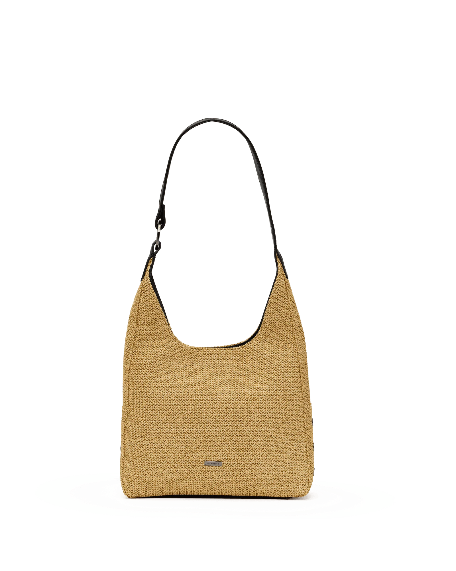 Tim | Noir Smooth Raffia/Gunmetal | Med - Image 9