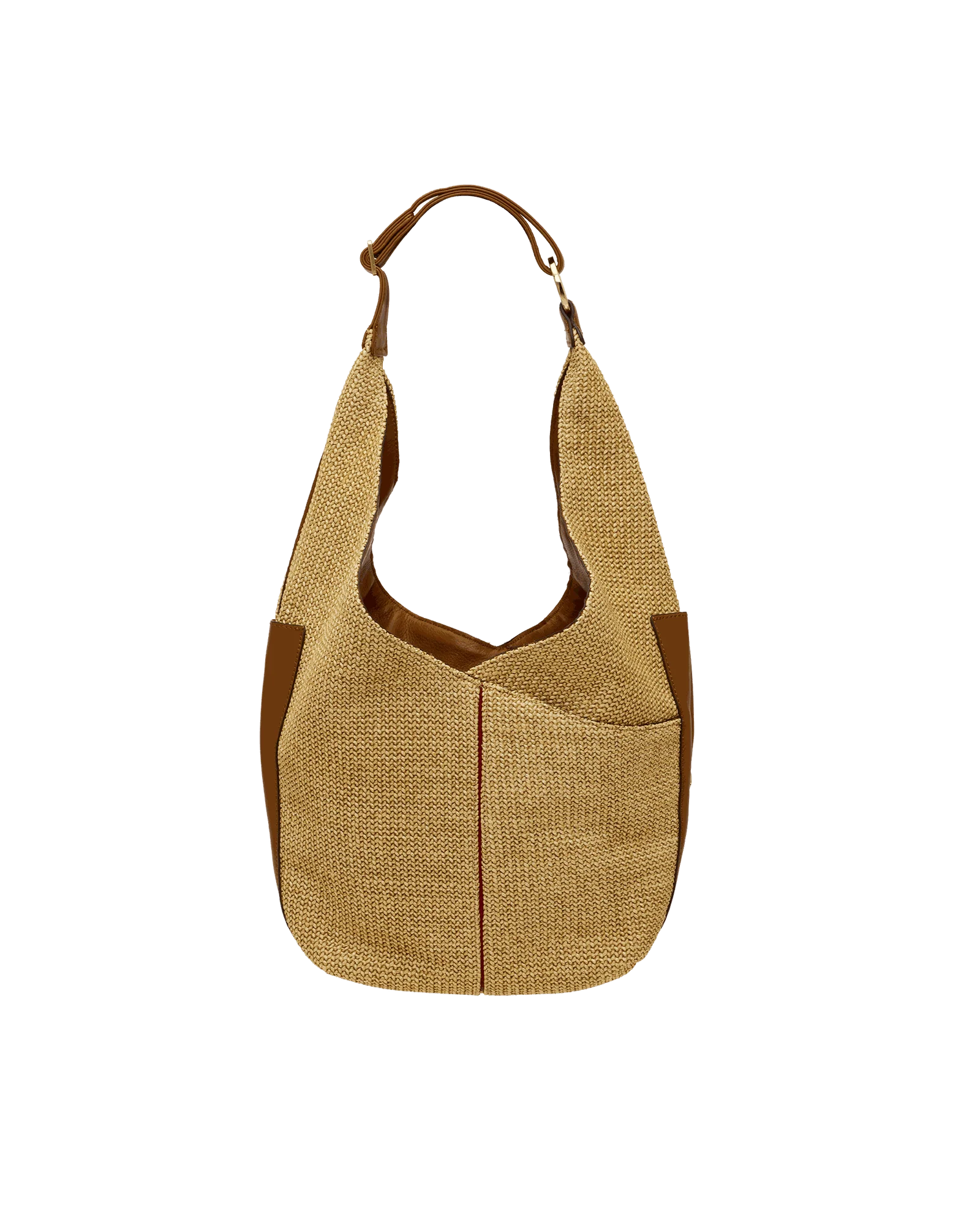 Tom Zip | Cocoa Raffia/Gold | Lrg - Image 6