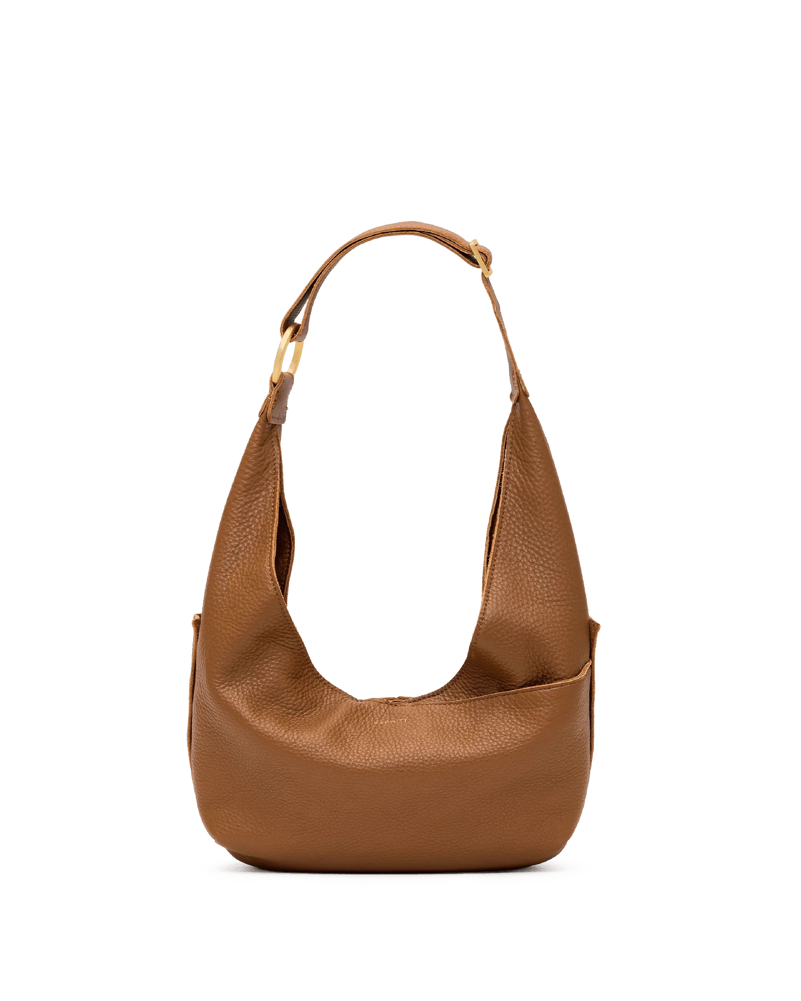 Tom Zip | Mahogany Pebble/Brushed Gold Red Zip | Med - Image 4