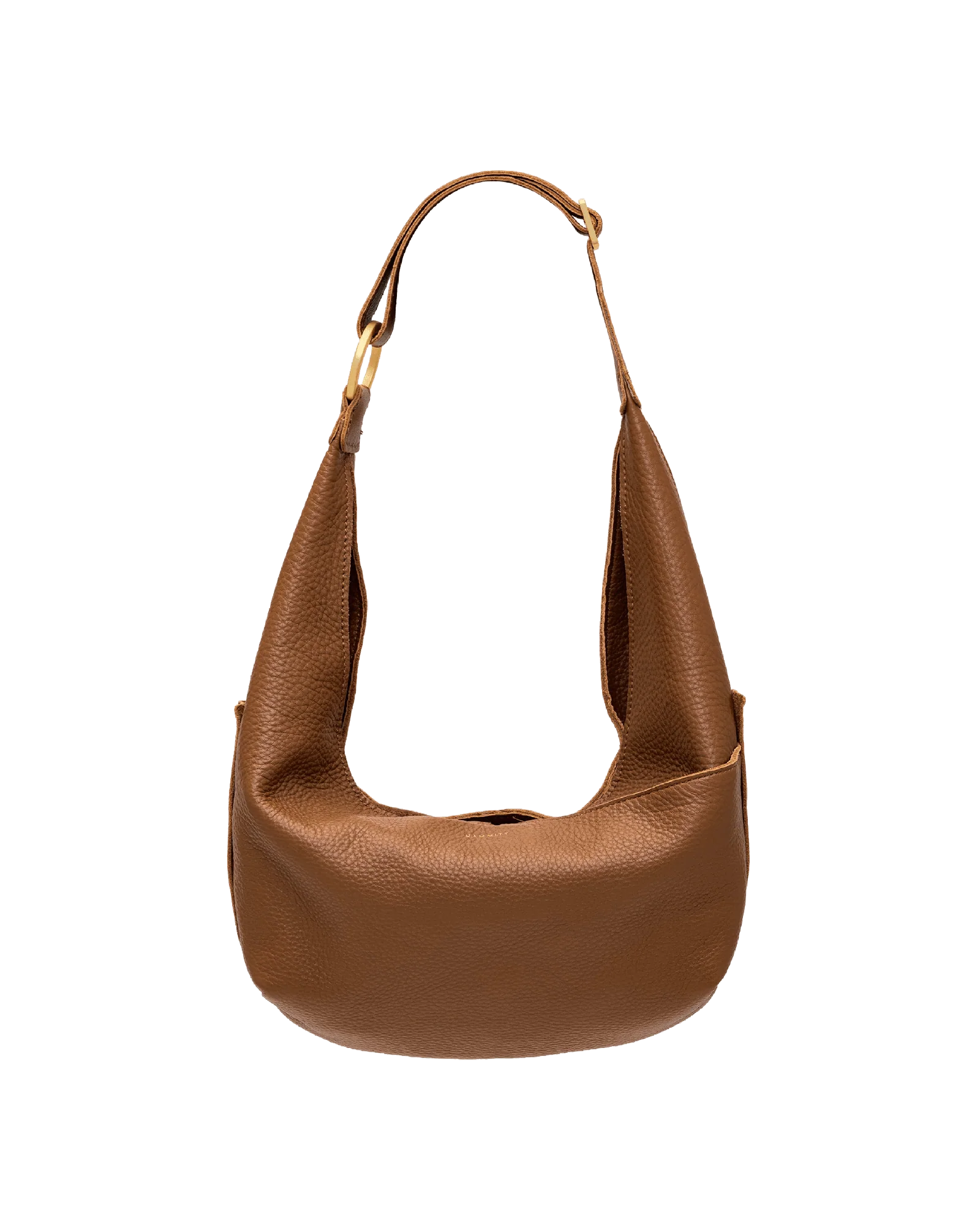Tom Zip | Mahogany Pebble/Brushed Gold Red Zip | Med - Image 6