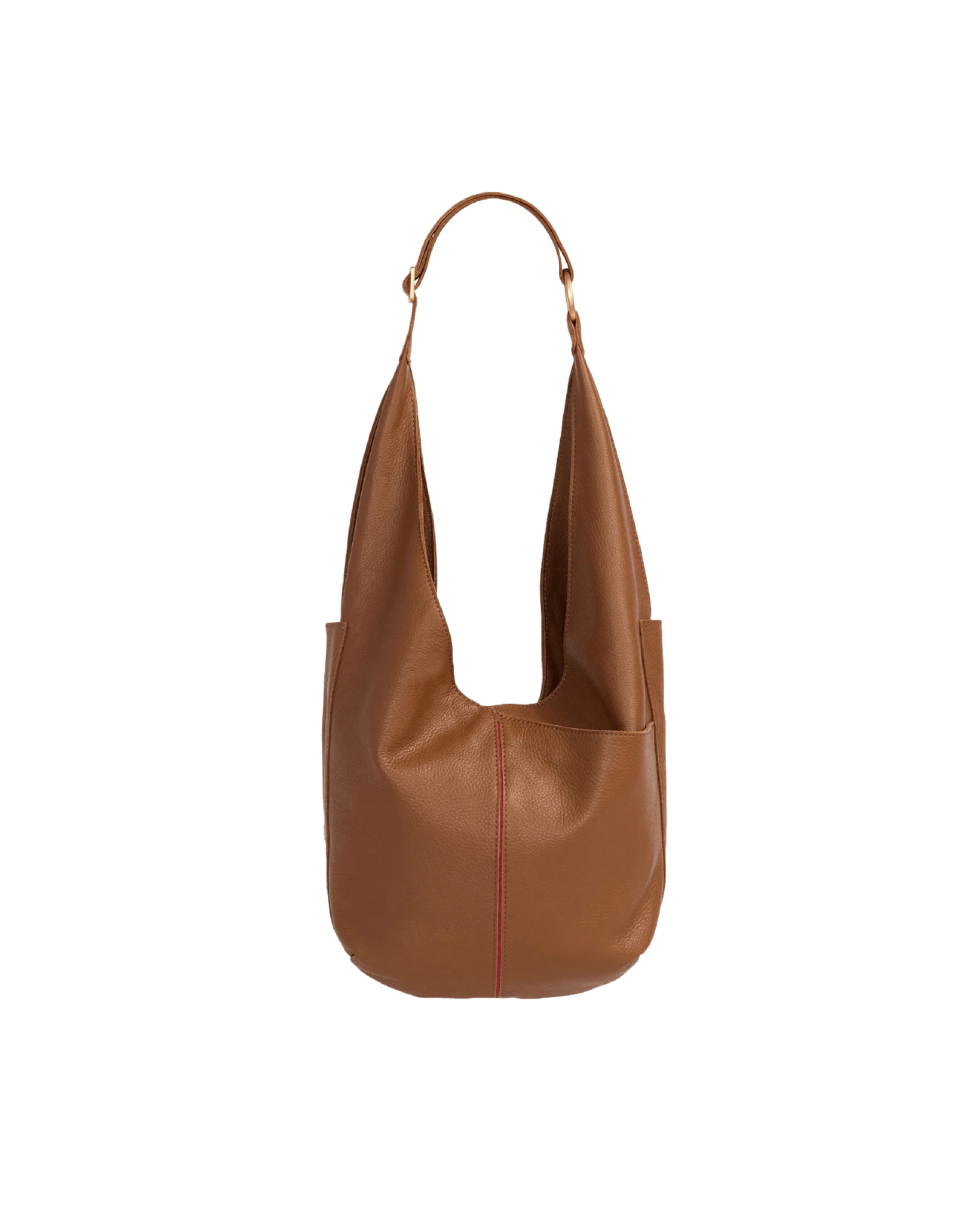 Tom Zip | Mahogany Pebble/Brushed Gold Red Zip | Lrg - Image 7