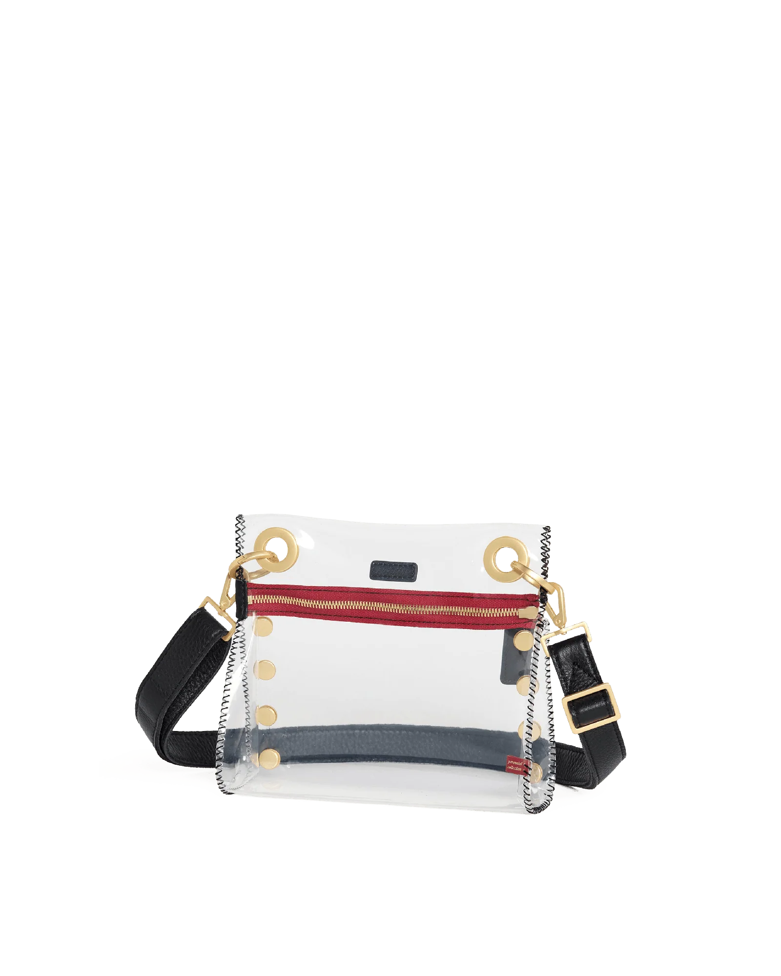 Tony Clear | Black/Brushed Gold Red Zip | Sml - Image 6