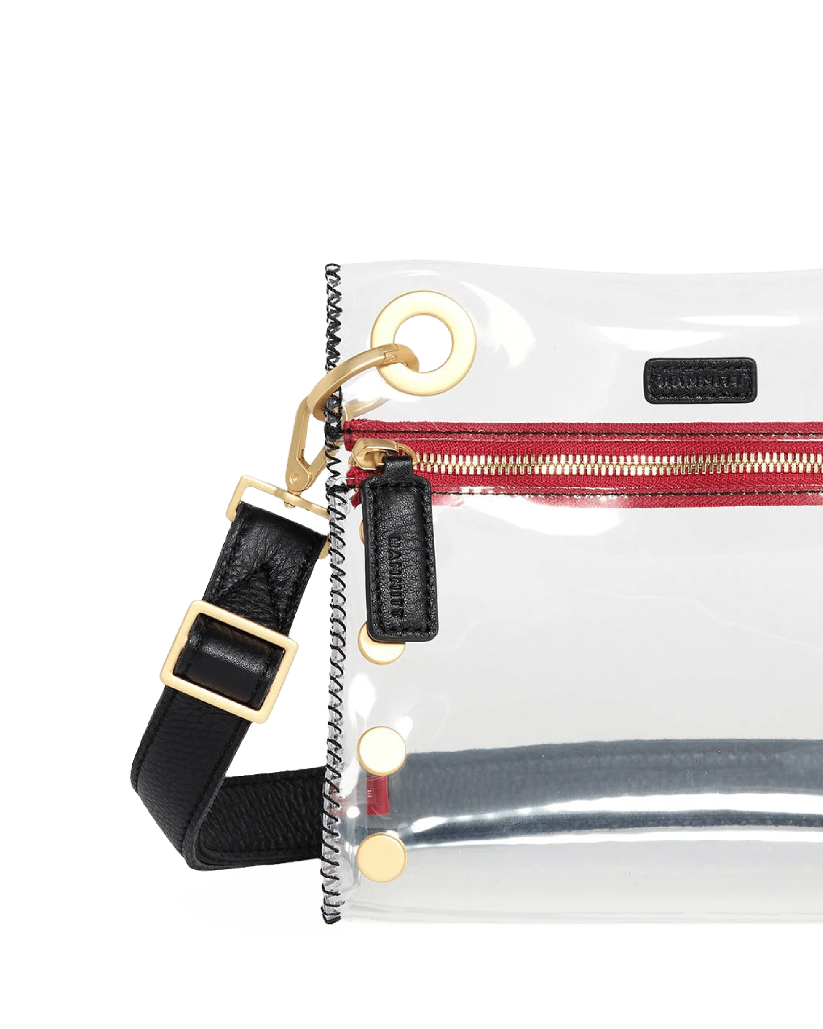 Tony Clear | Black/Brushed Gold Red Zip | Sml - Image 9