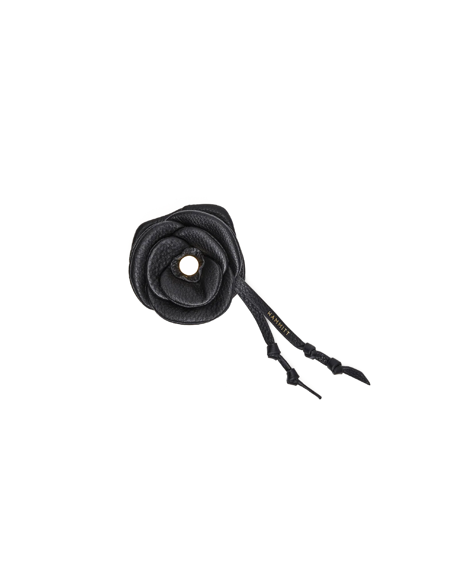 Vince Floral Charm | Black/Brushed Gold - Image 3