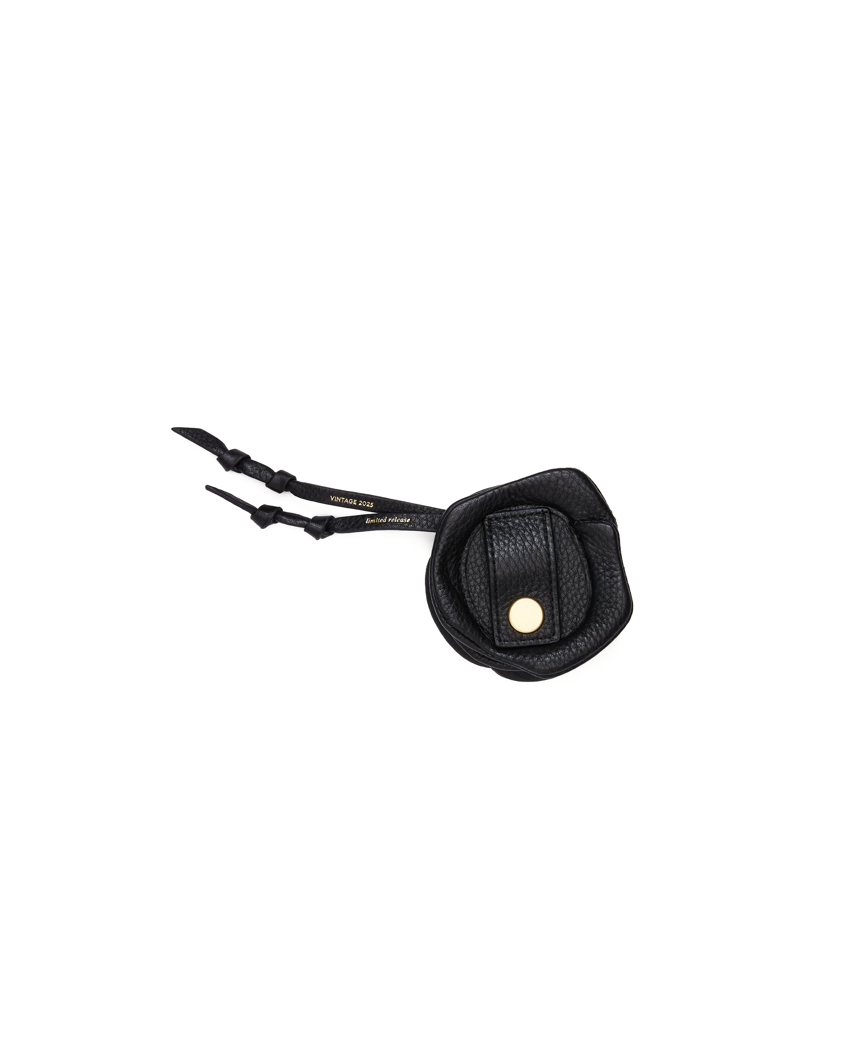 Vince Floral Charm | Black/Brushed Gold - Image 4