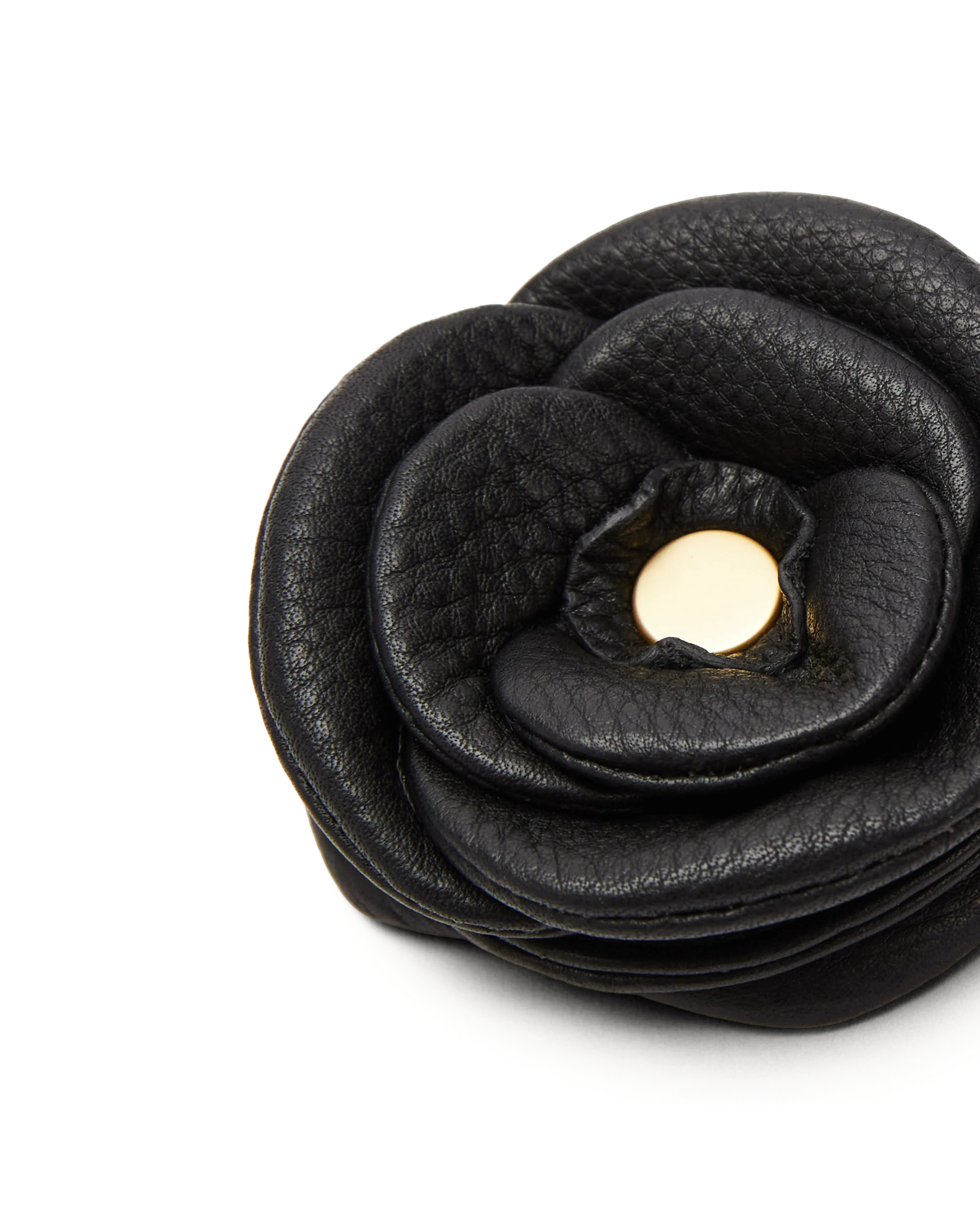 Vince Floral Charm | Black/Brushed Gold - Image 7