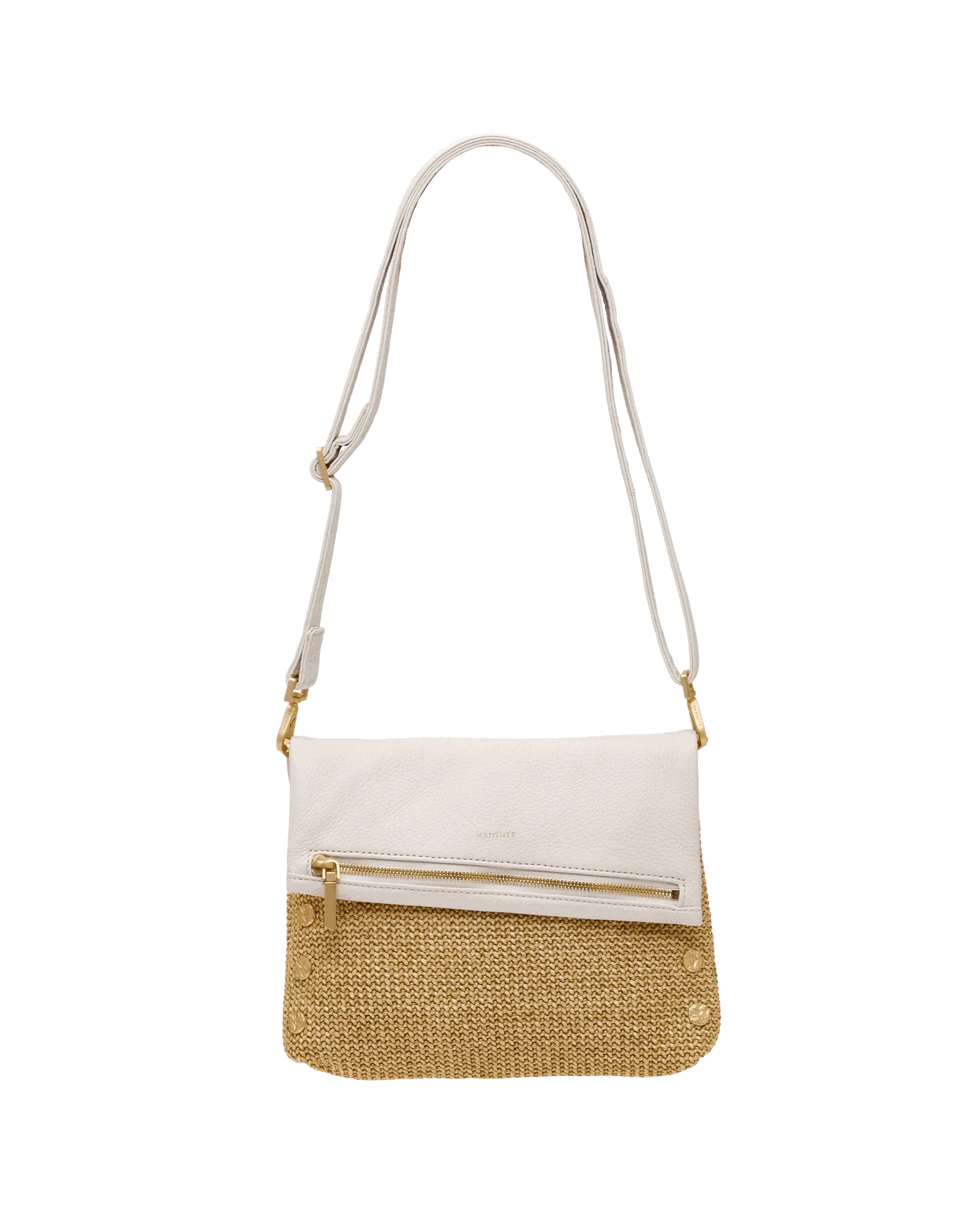 VIP | Calla Lily White Raffia/Brushed Gold Hammered | Med - Image 6