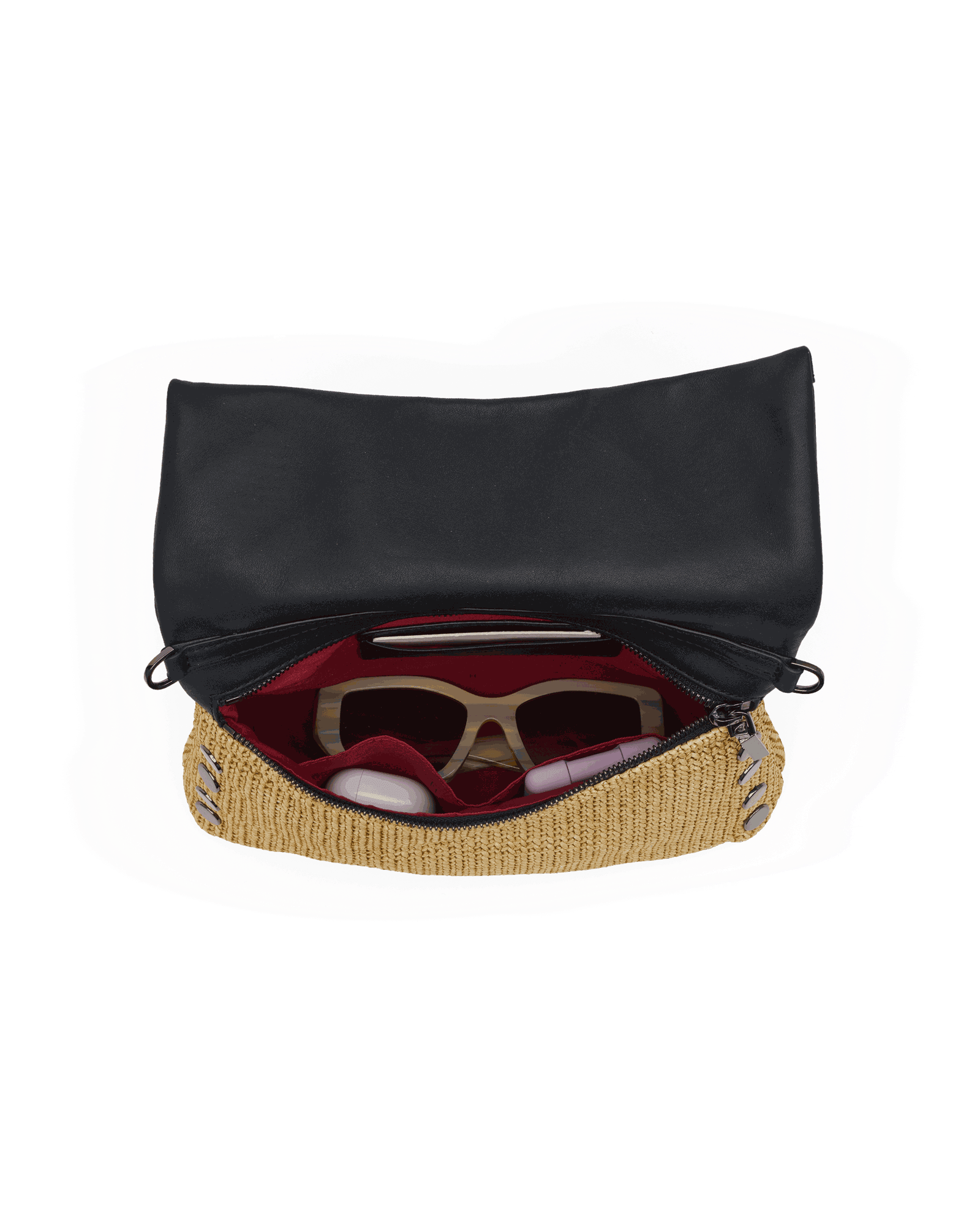 VIP | Noir Smooth Raffia/Gunmetal | Med - Image 9