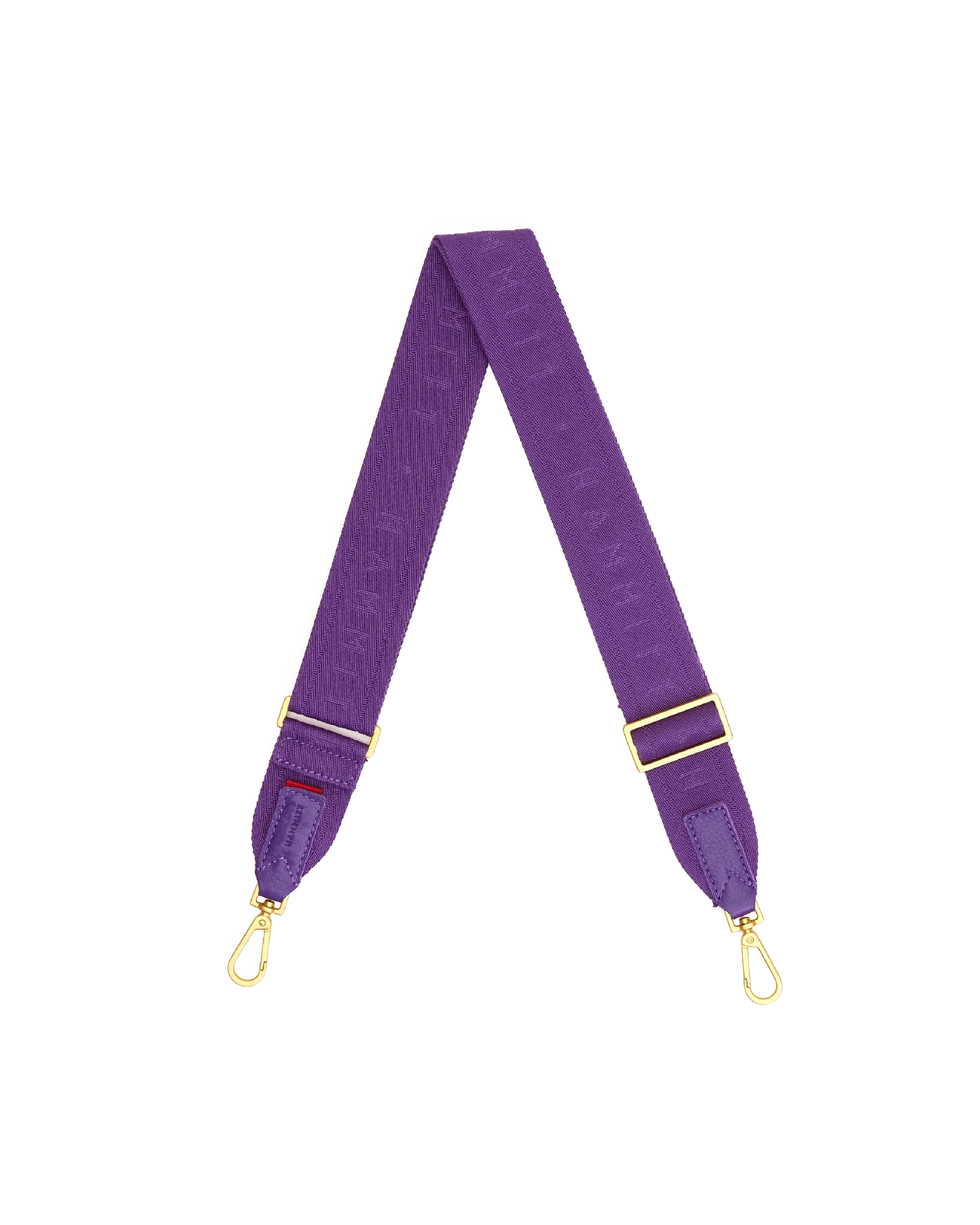 Webbing Crossbody Strap | Game Day Purple/Brushed Gold